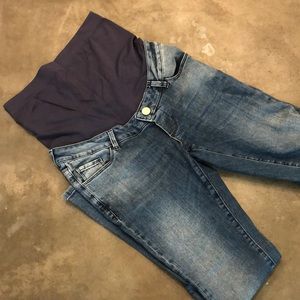 Over Bump Skinny Maternity Jeans